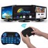 mini Air Mouse 92-keys QWERTY 2.4G Wireless Backlight Keyboard with Touchpad for Android TV Box