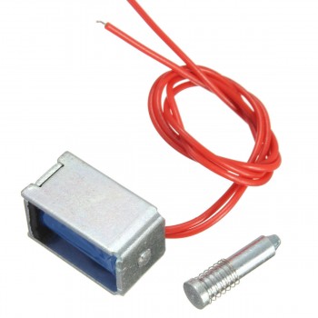DC 12V Type de Poussée Ouvert Solénoïde Electro-Aimant