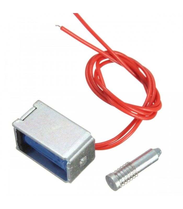 DC 12V Push Pull Type Open Frame Solenoid Electromagnet