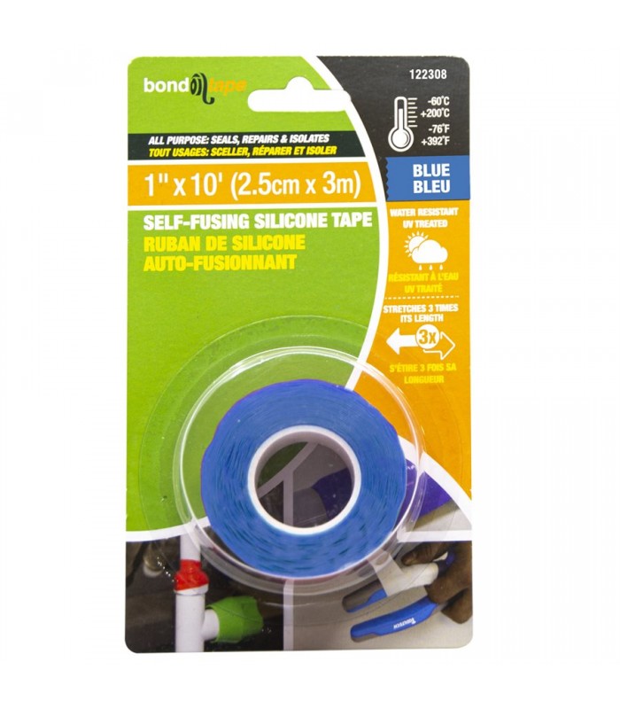 Self-Fusing Silicone Tape 2.5cm x 3m Blue