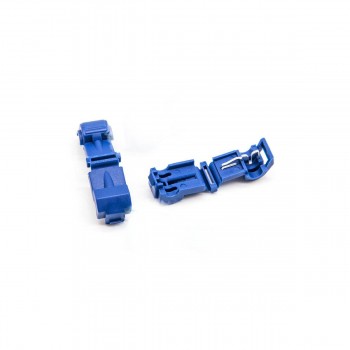 Self Stripping Connector, 16-14 AWG, Blue, Bag of 20pcs
