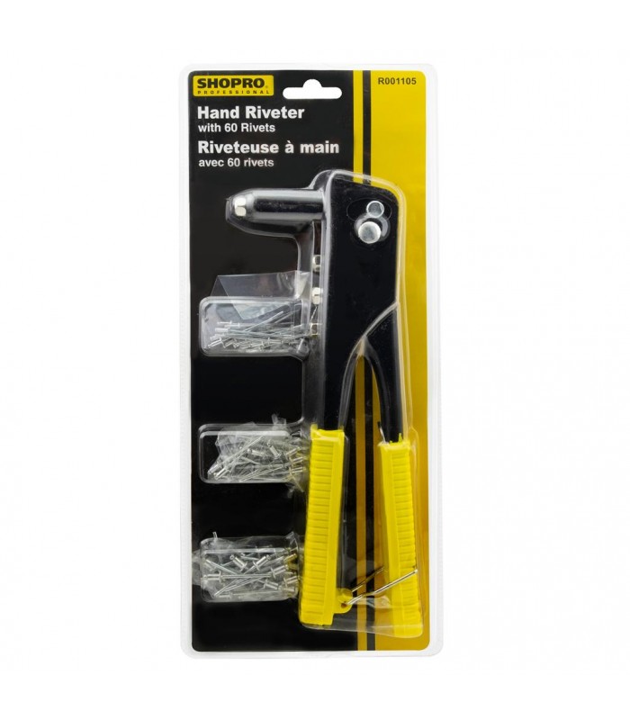 SHOPRO Hand Rivet Gun with 60 Rivets