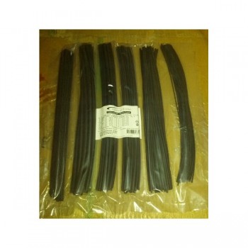 Ensemble de Tube thermorétractable Noir, Qté 120 de Global Tone