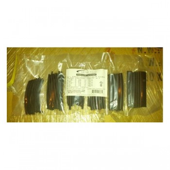 Ensemble de Tube thermorétractable Noir, Qté 120 de Global Tone