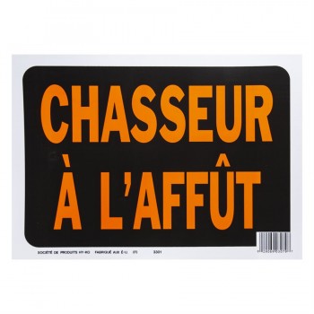 Enseigne "Chasseur à L'Affut"