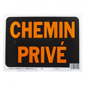 Enseigne "Chemin Privé"