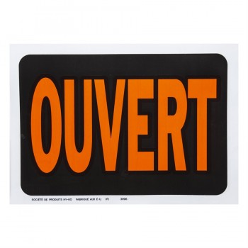 Enseigne "Ouvert - Fermé"