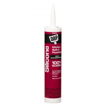 DAP 100% Silicone Kitchen & Bath Sealant - Clear
