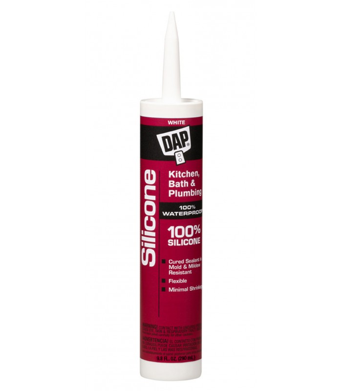 DAP 100% Silicone Kitchen & Bath Sealant - Clear