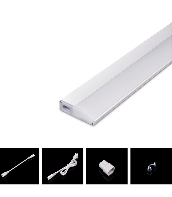 Slim LED Under Cabinet Light with Adjustable CCT and Switch - IP20 - 7W - 23