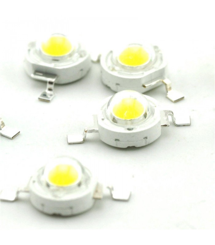 1W Blanc Pure DEL SMD - Paquet de 4