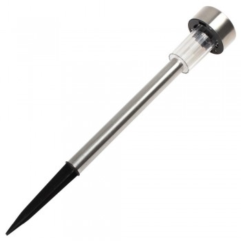 Lampe de jardin solaire - argent