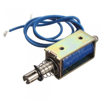 DC 12V Push Pull Type Open Frame Solenoid Electromagnet