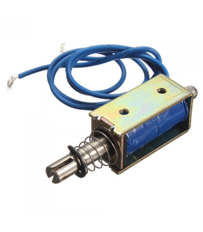 DC 12V Push Pull Type Open Frame Solenoid Electromagnet