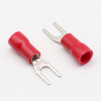 Spade Terminals No.10 22-16, Vinyl, Insulated, Bag of 25pcs