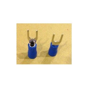 Spade Terminals No.10 16-14, Vinyl, Insulated, Bag of 25pcs