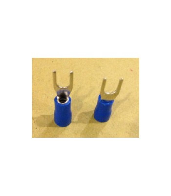 Spade Terminals No.8 16-14, Vinyl, Insulated, Bag of 25pcs