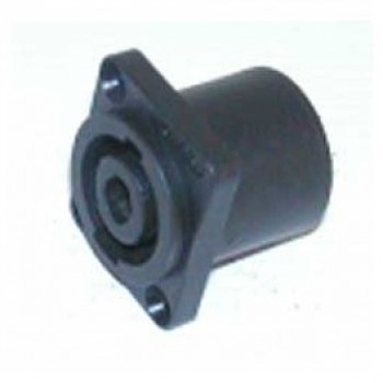 Speakon 4 broches femelle chassis plastique carré