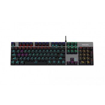 Philips Wired Mechanical RGB Gaming Keyboard with 16 Ambiglow Chroma FX