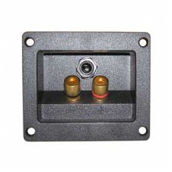 Bornier à banane plaqué or pour boîte de son de Power Pro Audio