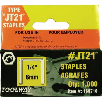 Agrafes 5/16 po pour JT21 - Paquet de 1000
