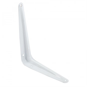 Steel Shelf Bracket 8in x 10in White