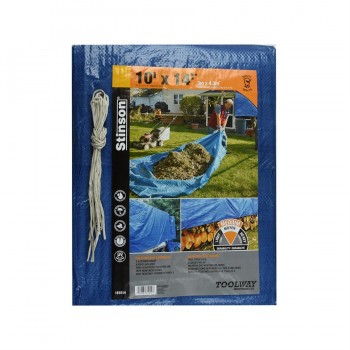 Stinson Tarpaulin 10 ft x 14 ft Blue