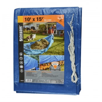 Stinson Tarpaulin 10 ft x 15 ft Blue