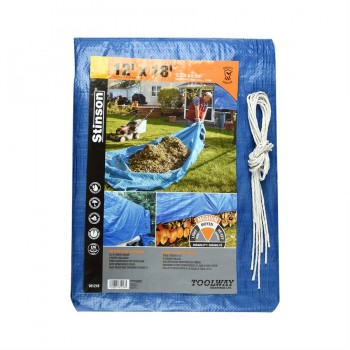 Stinson Tarpaulin 18 ft x 24 ft Blue