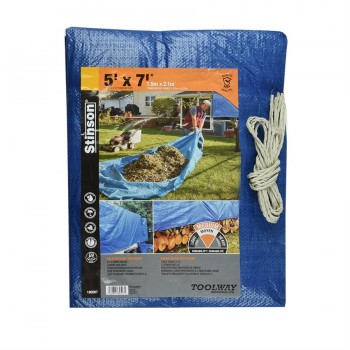 Stinson Tarpaulin 5 ft x 7 ft Blue