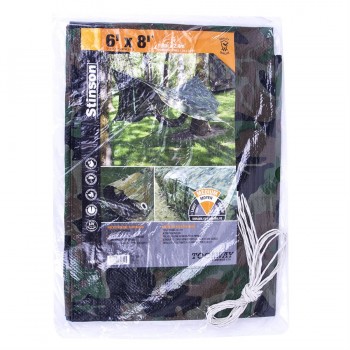 Stinson Tarpaulin 6 ft x 8 ft Camouflage
