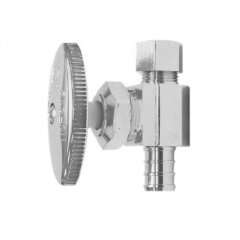 Robinet d'arrêt droit multi-tours 1/2 po Pex x 3/8 po OD de StreamWay