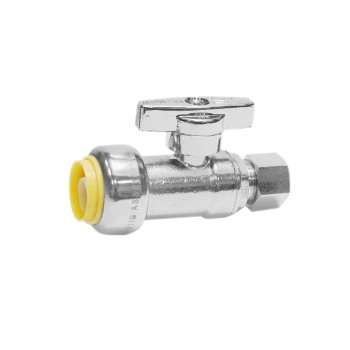 Valve en laiton droit 1/2" x 3/8" de StreamWay
