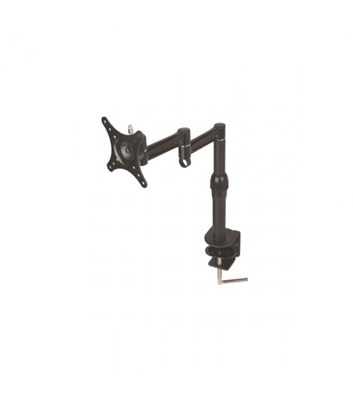 Global Tone Desktop Mount Monitor Bracket 13-27in, 10kg, 75x75 100x100, Black