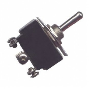 Interrupteur à levier unipolaire bidirectionnel (SPDT) ON/OFF/ON avec manche de type baguette métallique 6 Pins de Power Pro Audio