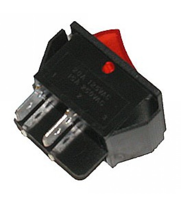 Power Pro Audio Light On/Off Rocker Switch 4P 125VAC 20A