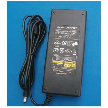 Linkit Security Power Supply 120V to 12V DC 7A 2.1mm Tip 