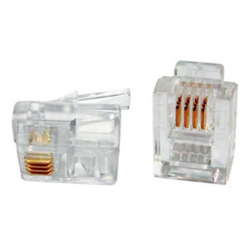 Lance Industries RJ11 Modular Plug 4 pins - 6pk