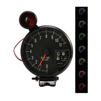 Tachymètre 5" avec 7 Couleur et Shift Light programable