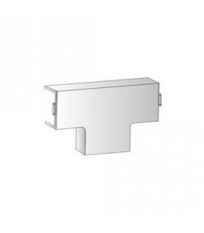 T pour cache fils, 20 x 10mm, Blanc de Global Tone