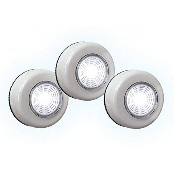 Super Bright High Intensity COB LED Tap Light - 3 pack