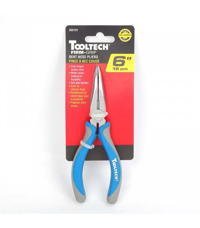 Tooltech FirmGrip Pince à bec coudé 15cm