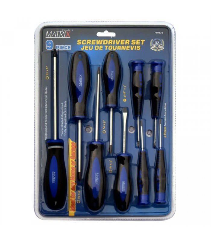 Tooltech FirmGrip Screwdriver 9pc Set