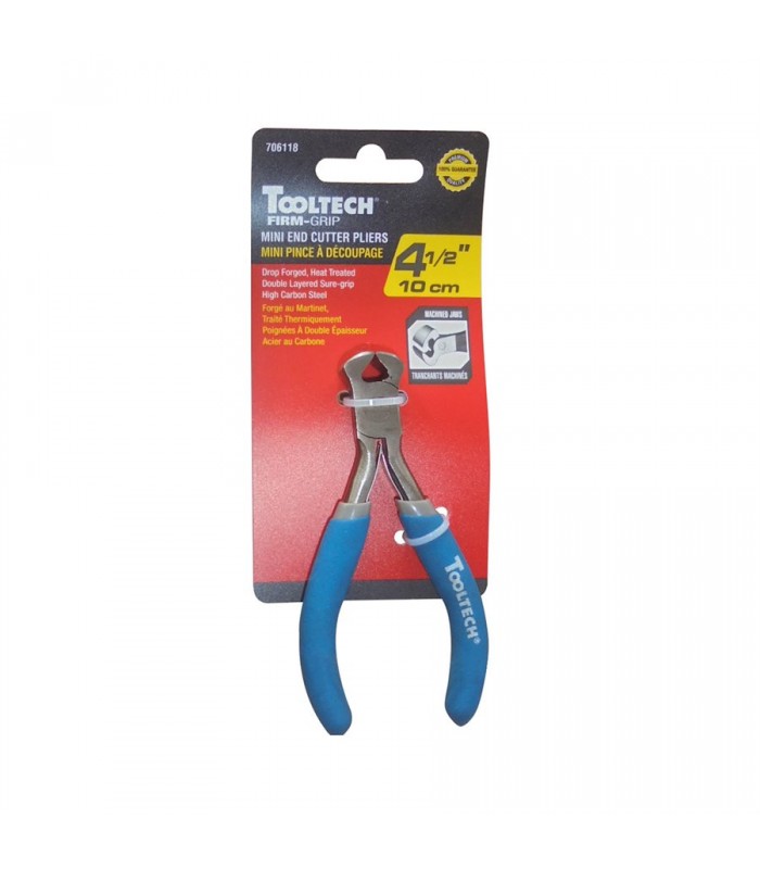 ToolTech Mini End Cutting Pliers HCS 4-1/2 in