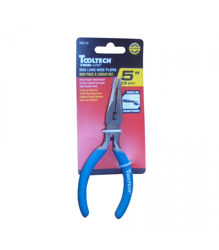 ToolTech Mini Pliers Long Nose HCS 5 in