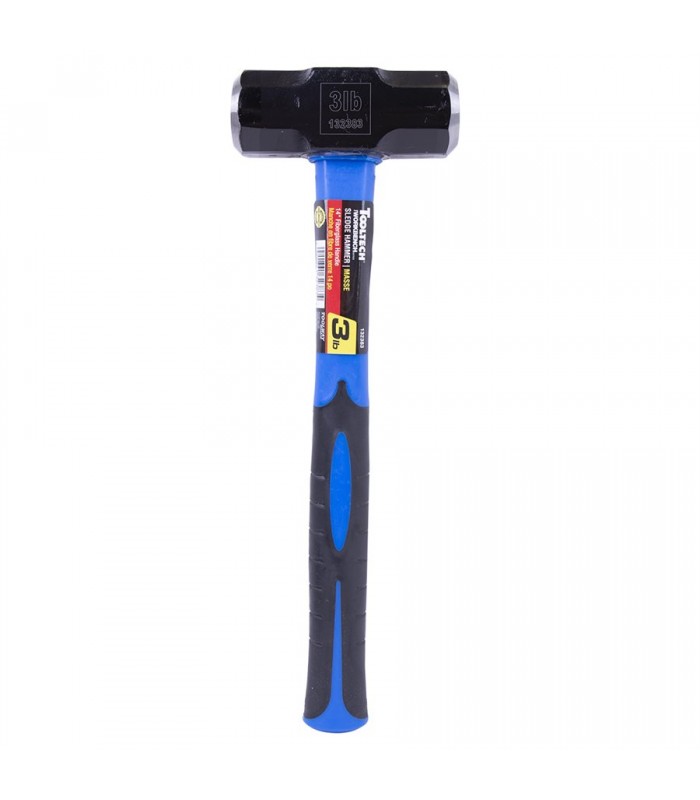 ToolTech Sledge hammer with fiberglass handle 3 lbs 14 in.