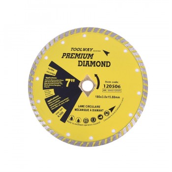 Tooltech Workbench Blade 7 in. Sintered Turbo Diamond