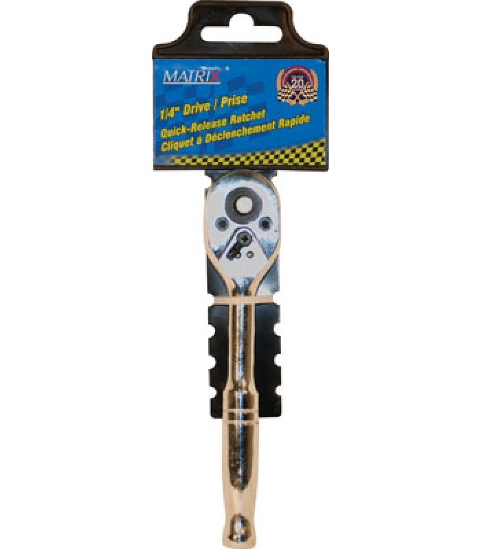 Toolway 1/4 in Dr. Ratchet Handle Quick Release