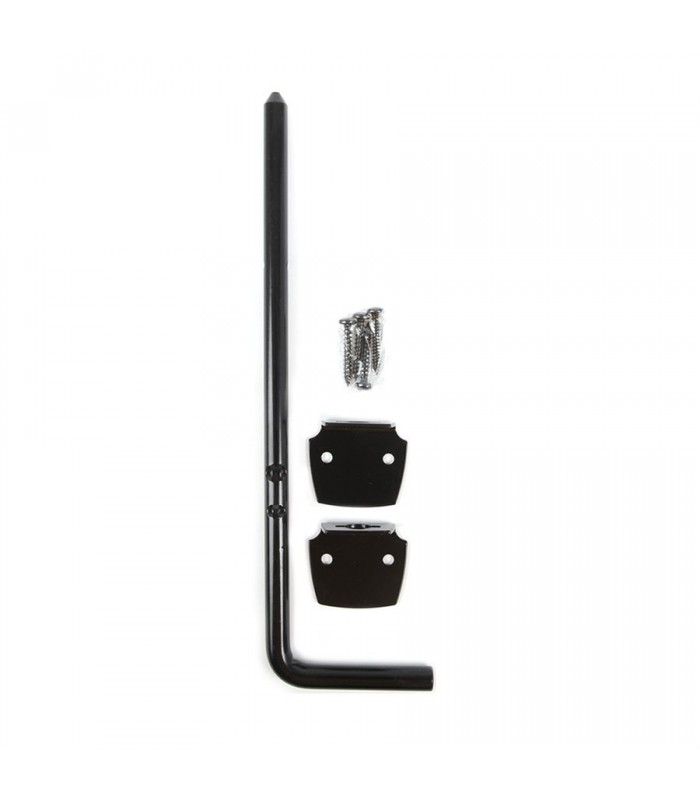 Toolway 12-Inch Cane Bolt in Black