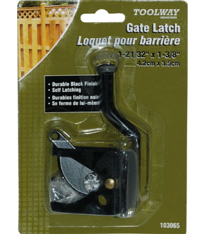 Loquet pour barrière Gate Latch 1-21/32 po. x 1-3/8 po. de Toolway